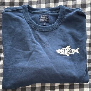 J. Crew Blue Authentic Fleece